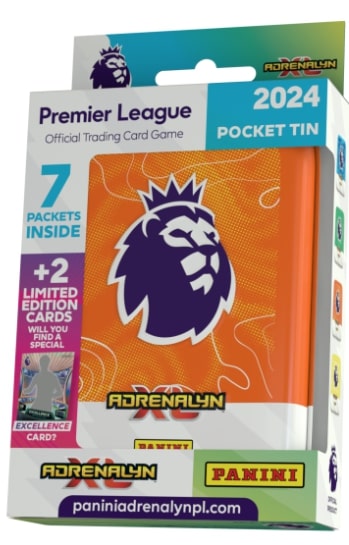 Premier League 2024 Adrenalyn XL Orange Pocket Tin